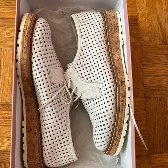 Pertini white leather lace up shoes - Picture 2 of 4